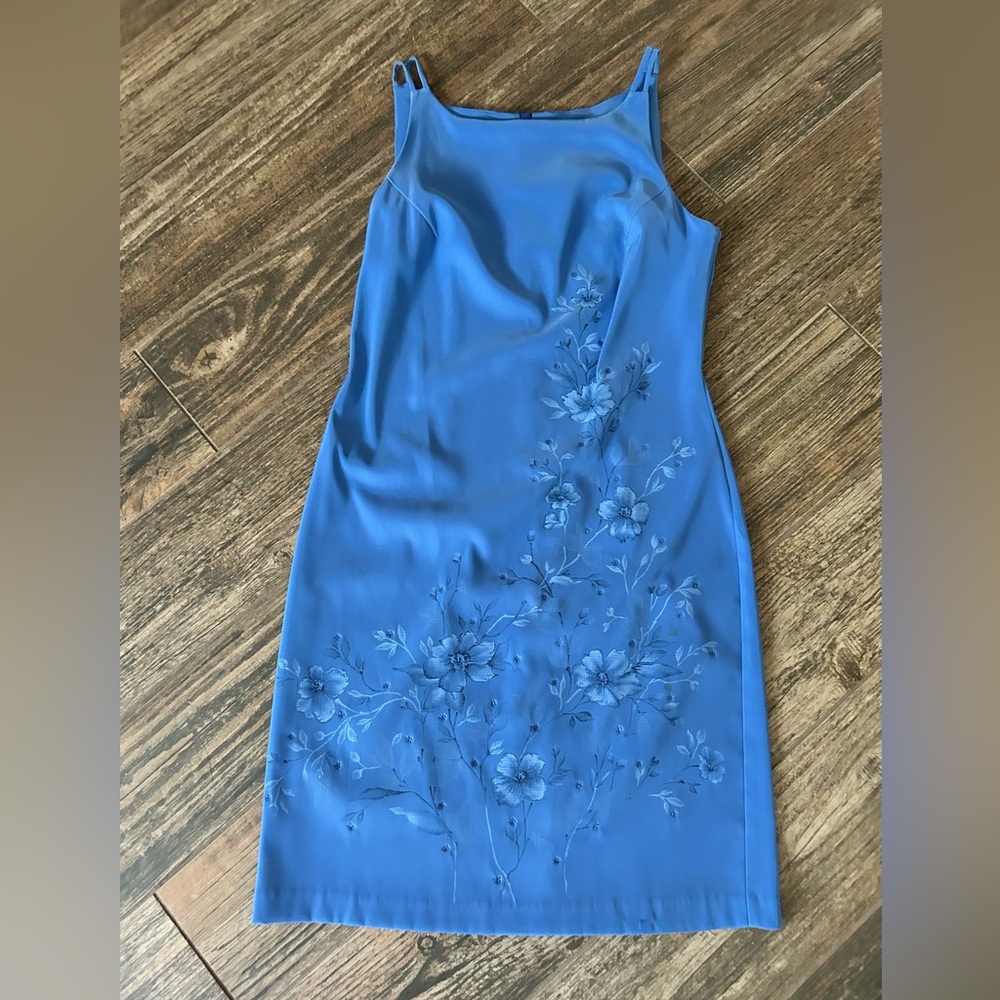 Beautiful Baby blue dress. Very detailed. CDC